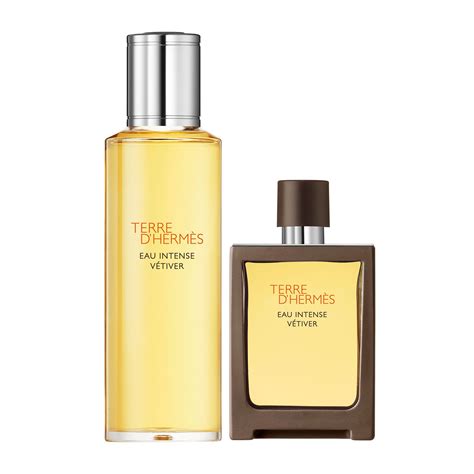 eau intense vetiver terre hermes|terre d'hermes refill.